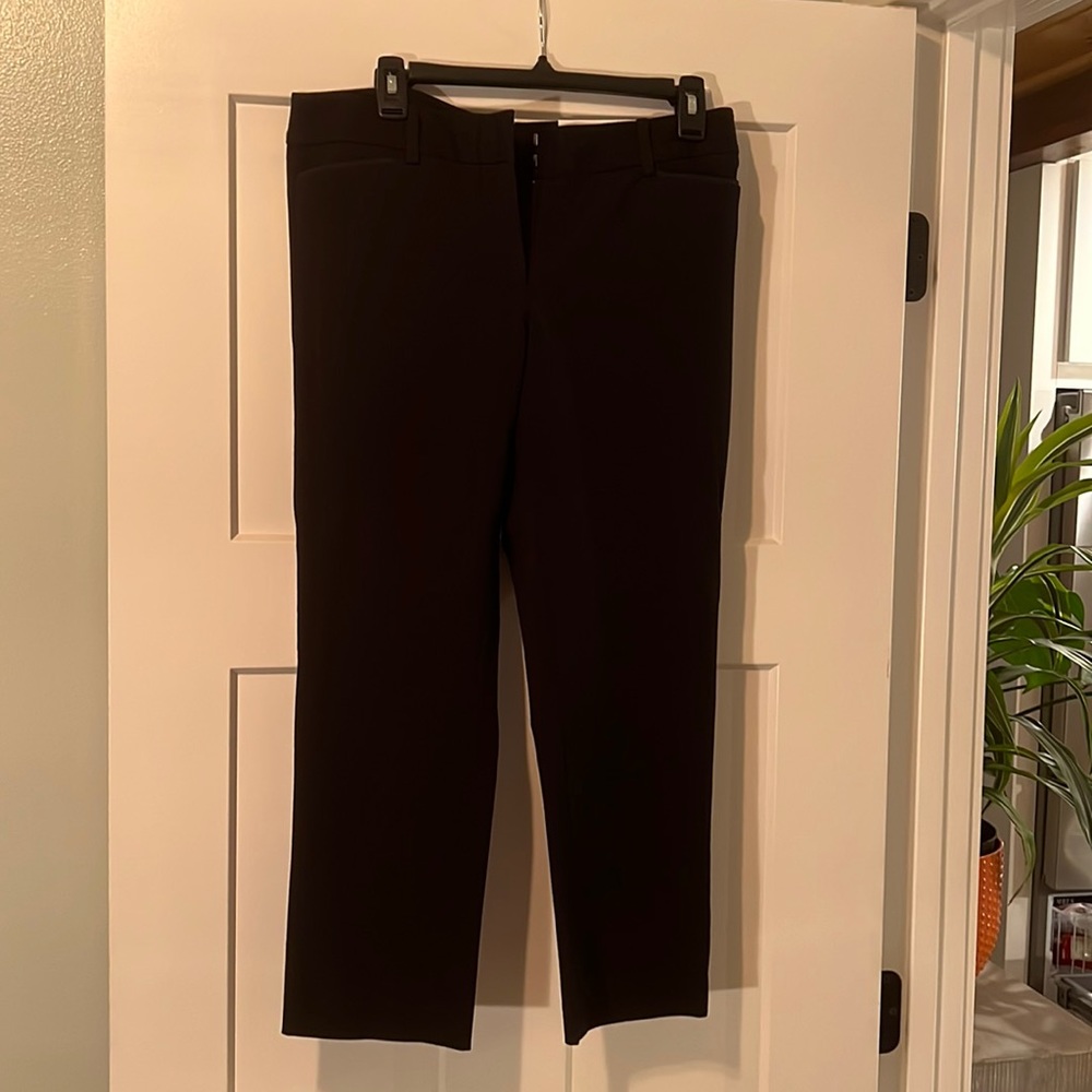 NWT Loft Marisa modern style pants, black